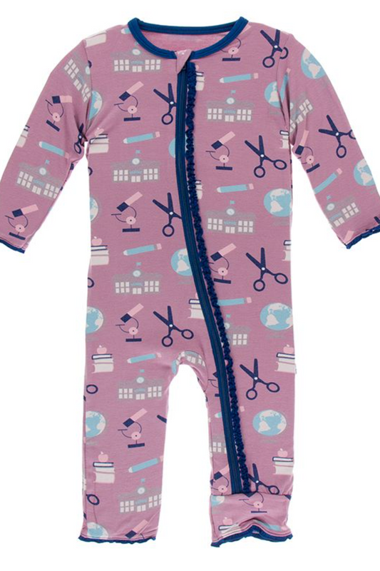 Pegasus Education Muffin Ruffle Zipper Coverall