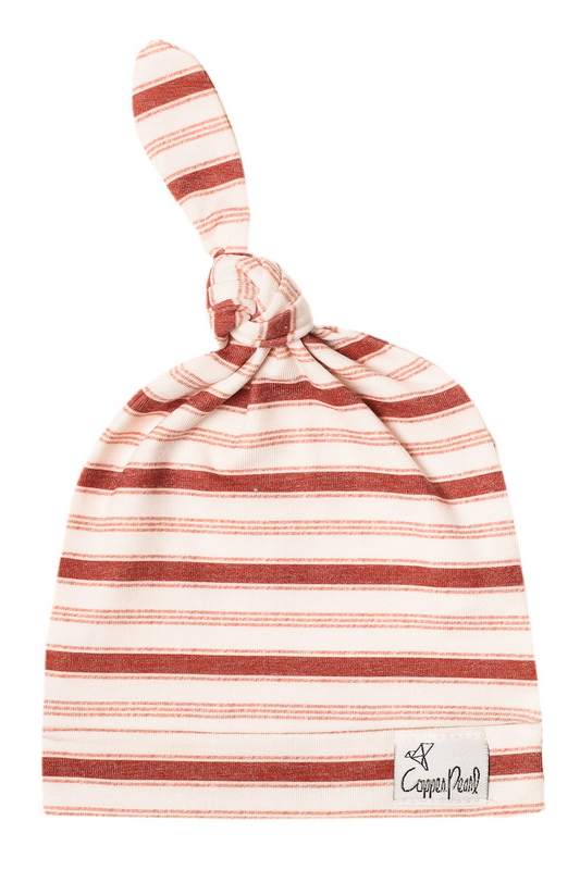 Cinnamon Top Knot Hat