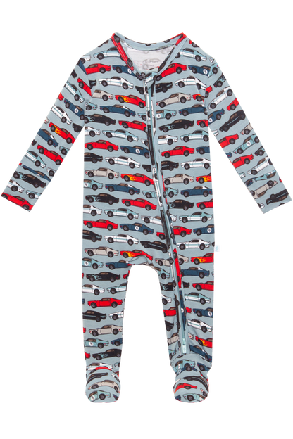 Miles Footie Zippered One Piece