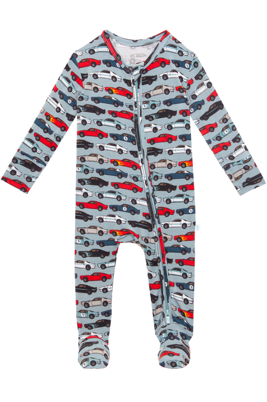 Miles Footie Zippered One Piece