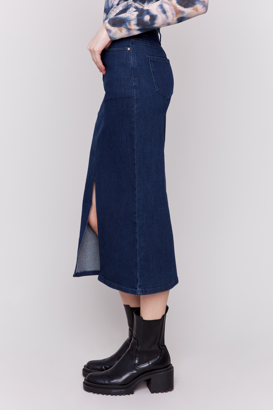 Long Denim Skirt
