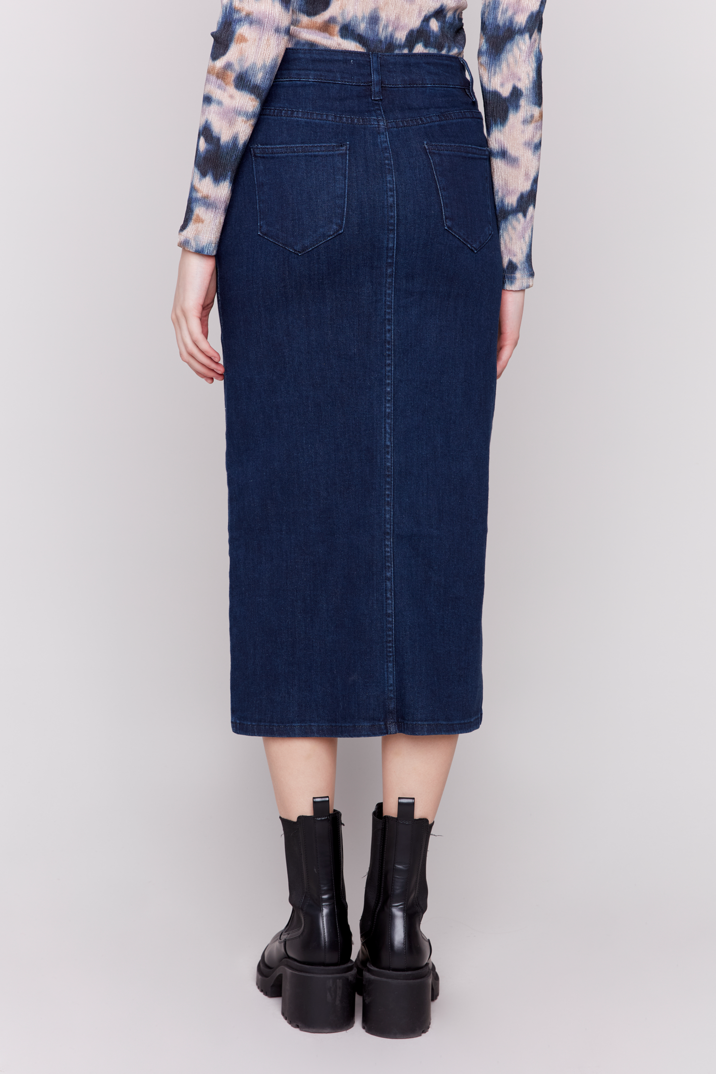 Long Denim Skirt