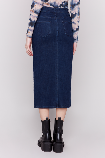 Long Denim Skirt