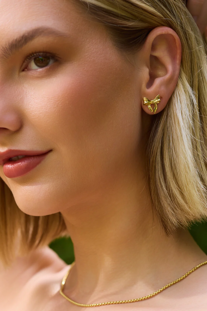 Lova Bow Stud Earrings