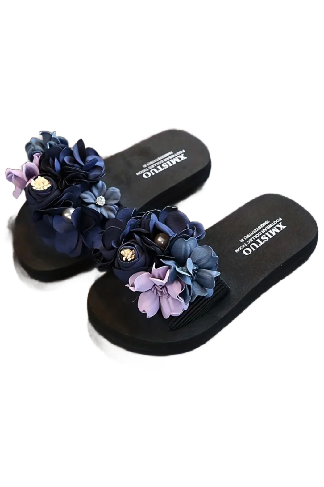 Girls Flower Slippers
