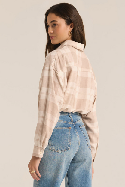 River Plaid Button Up