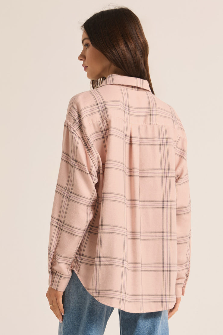 River Plaid Button Up