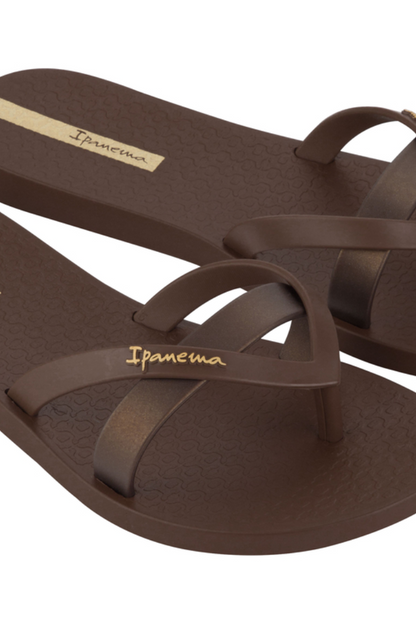IPanema Kirei Flip Flop/Sandal Brown/Bronze