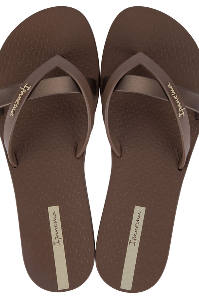 IPanema Kirei Flip Flop/Sandal Brown/Bronze