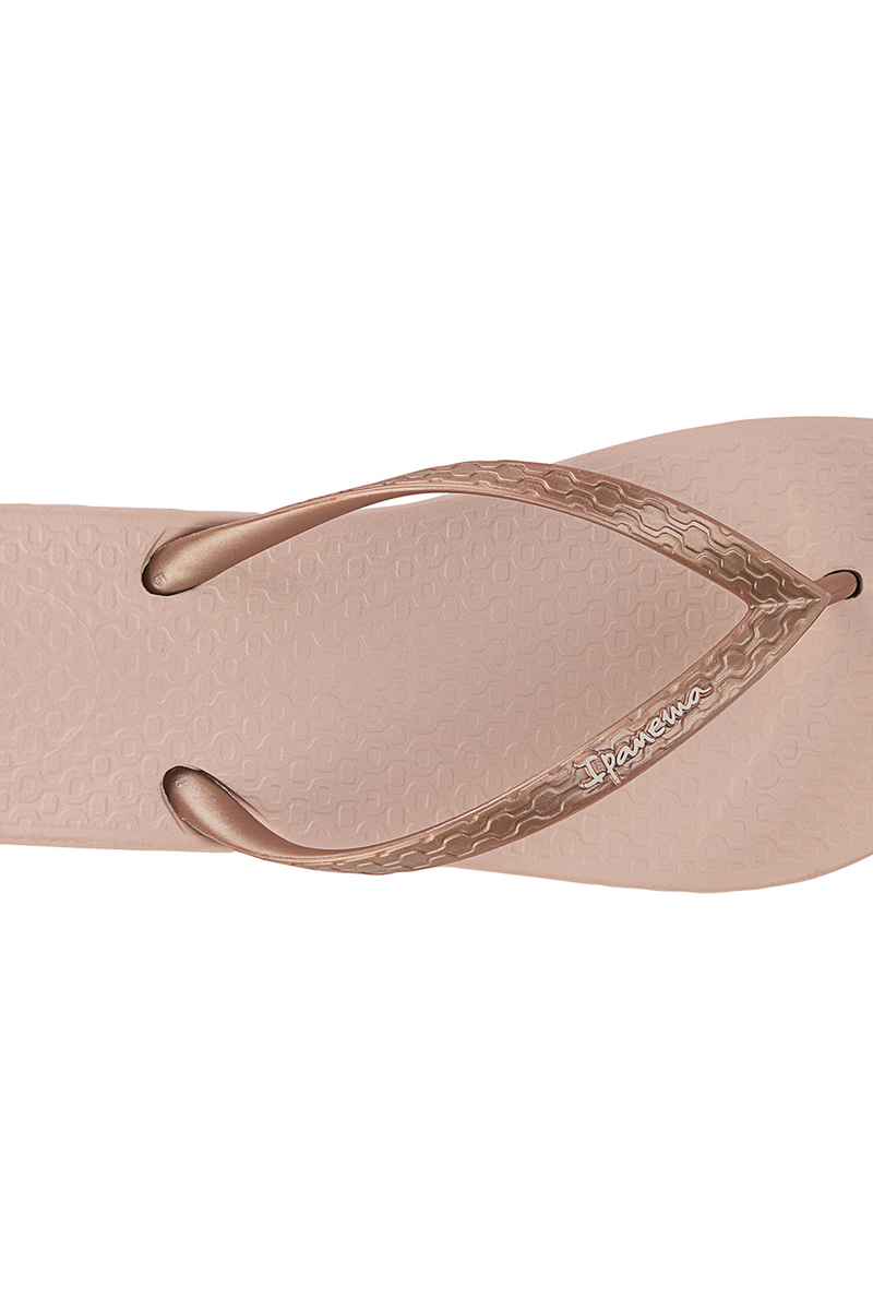 IPanema Ana Pink/Metallic Flip Flops