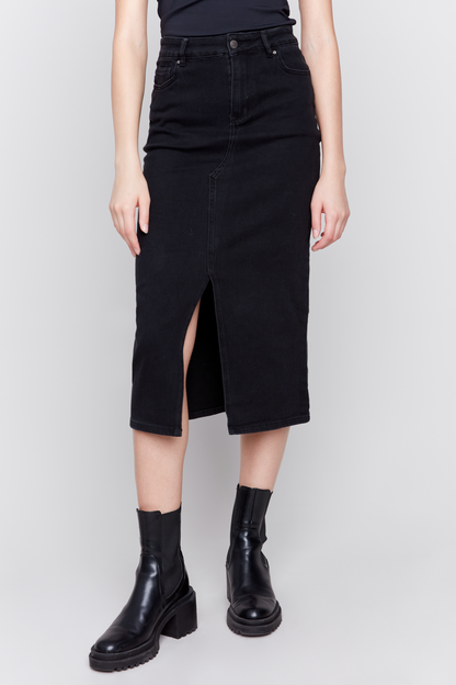 Long Denim Skirt