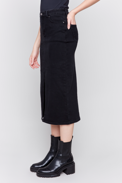Long Denim Skirt