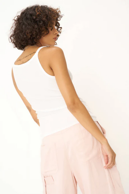 Gardenia Ribbed Tank