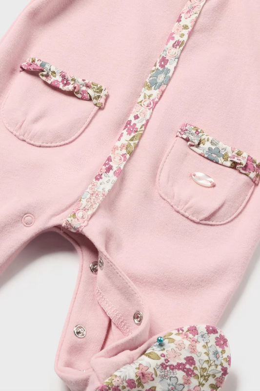 Pink Bloom Footies