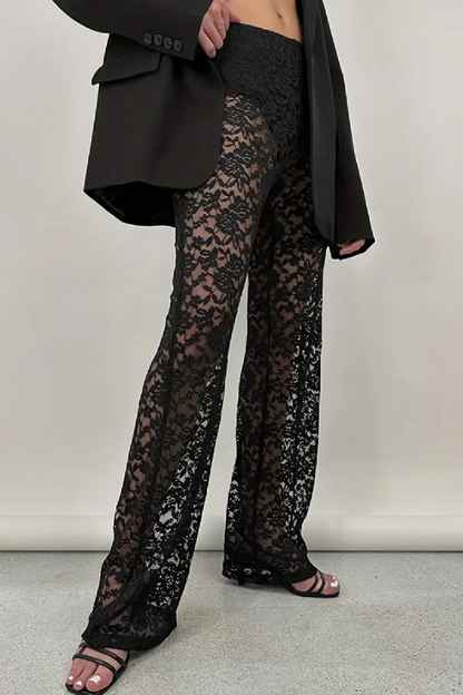 Lace pants
