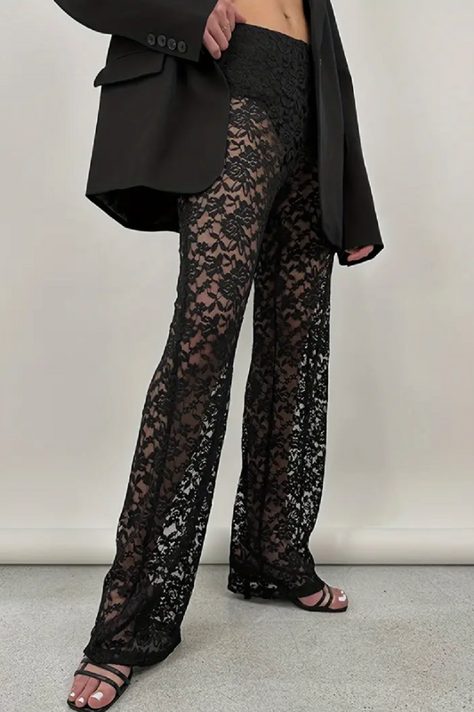 Lace pants