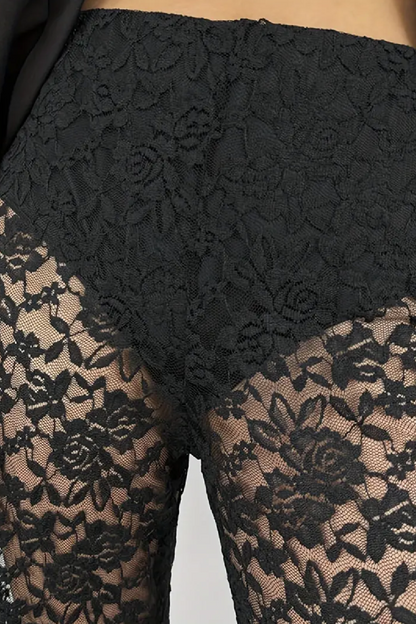 Lace pants