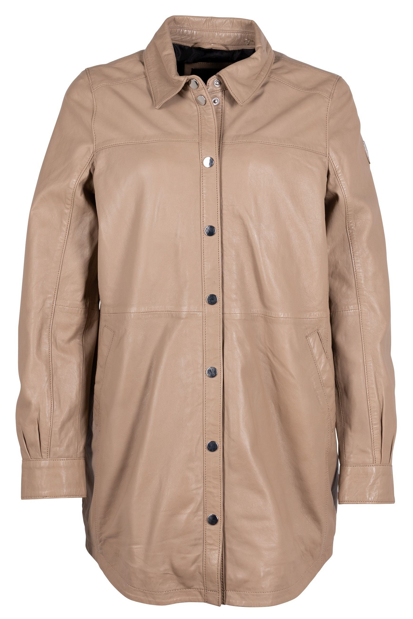 Mahi RF Leather Jacket- Toffee