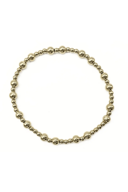 THE CHARLESTON COLLECTION 14K GOLD-FILLED 3mm5 BEADED BRACELETS