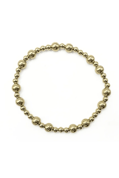 THE CHARLESTON COLLECTION 14K GOLD-FILLED 4mm6 BEADED BRACELETS $48.00