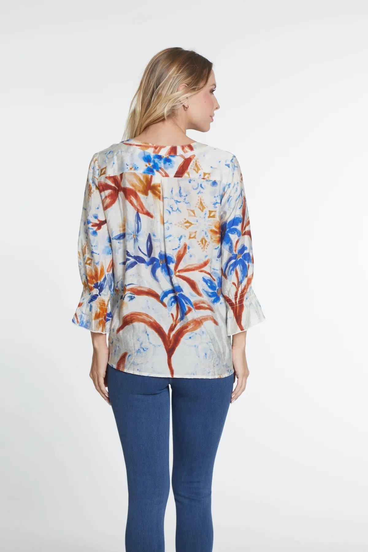 Lightweight Print Woven Top