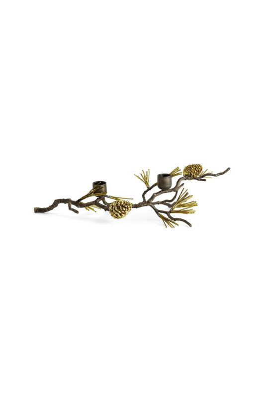 Pine Cone Candelabra