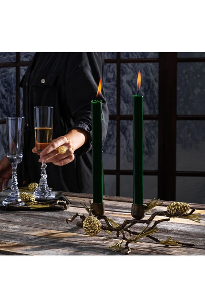 Pine Cone Candelabra