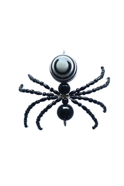 Handmade Glass Beaded Metal Spider