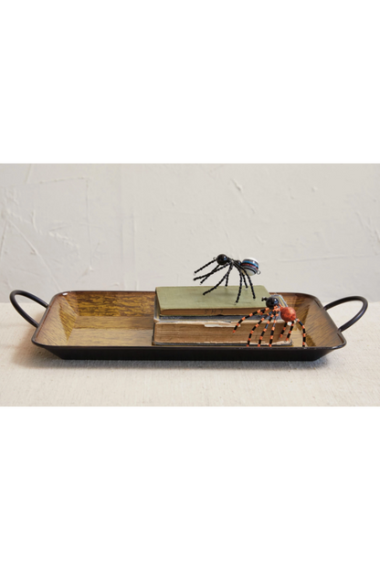 Handmade Glass Beaded Metal Spider
