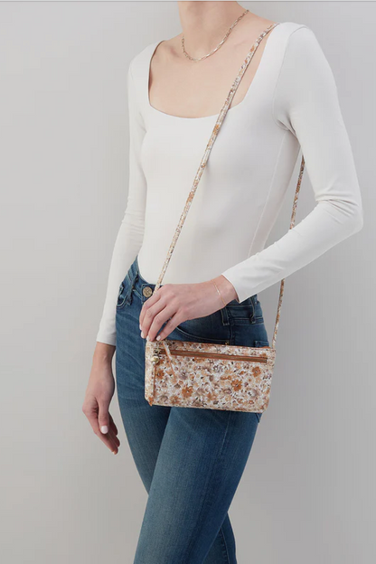 Cara Crossbody Sepia Print
