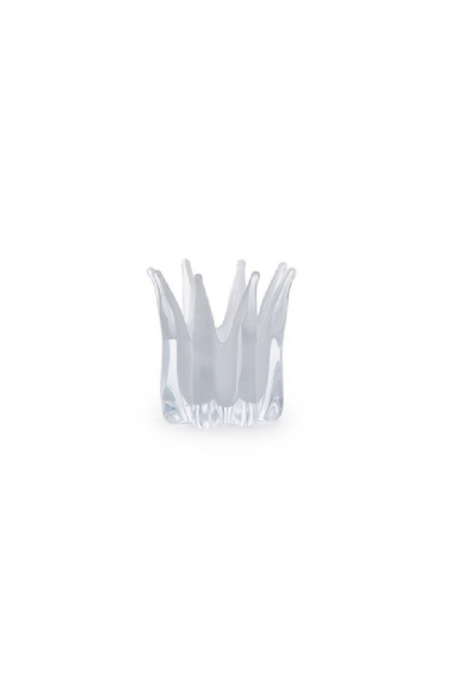 GLASS CANDLE HOLDER/VASE SMALL