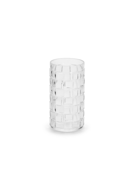 Cube Drinking Glass   Tumbler  16.5 oz S/4