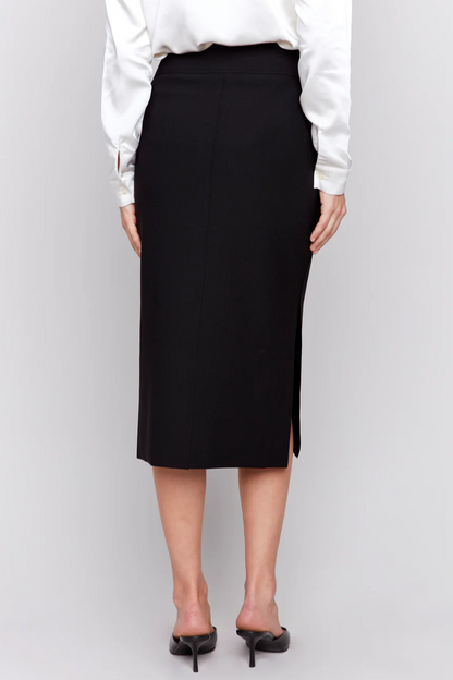 Gusty Crepe Skirt Front Patch Pocket