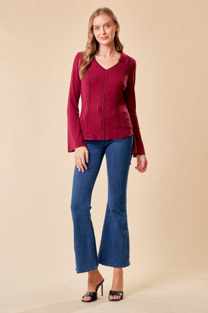 Long Bell Sleeve Top