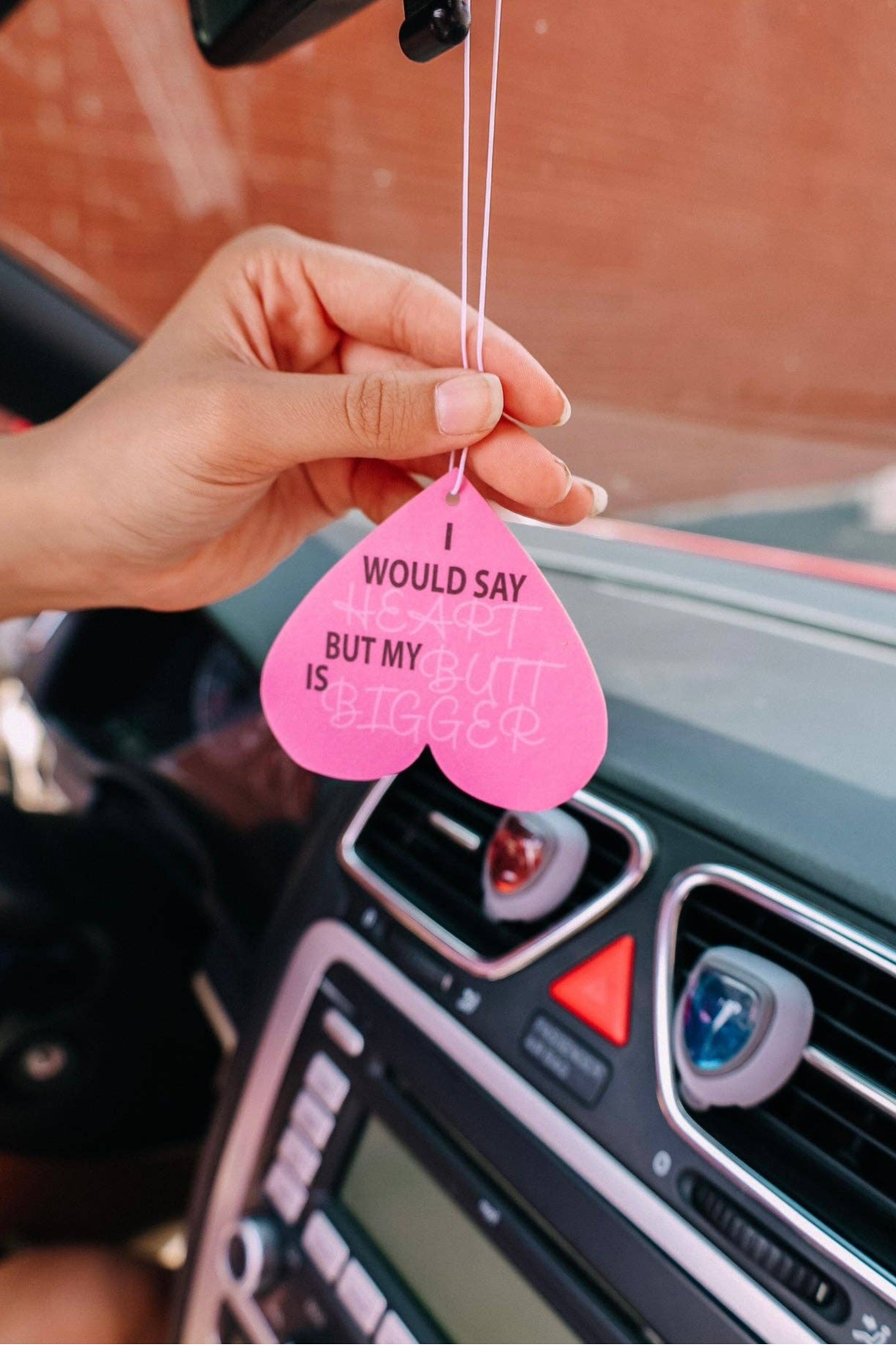 I Love You With All My Butt Car Air Freshener