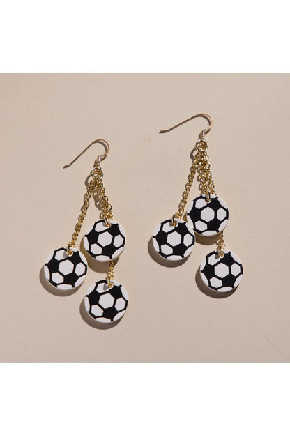 Striker Soccer Earrings