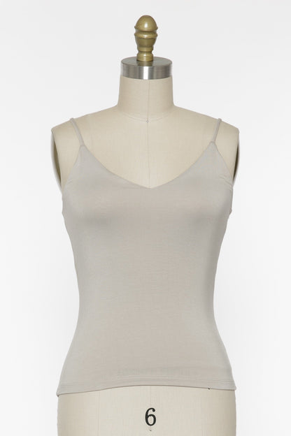 Fitted V-Neck Cami Top