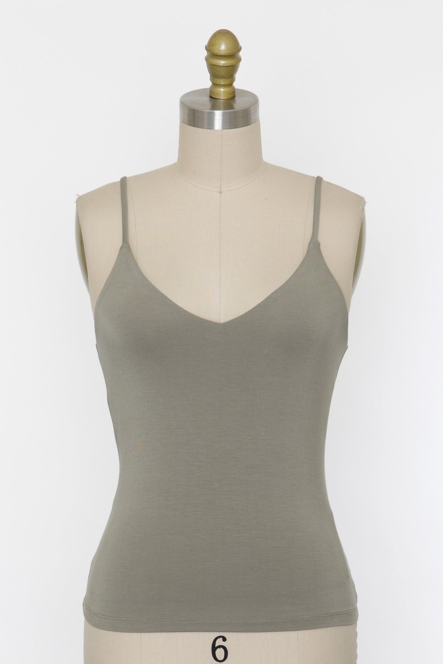 Fitted V-Neck Cami Top