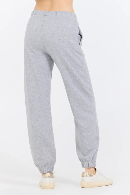 Fleece Jogger w/ Patch & Emb