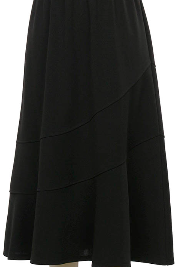 Elastic waist skirt