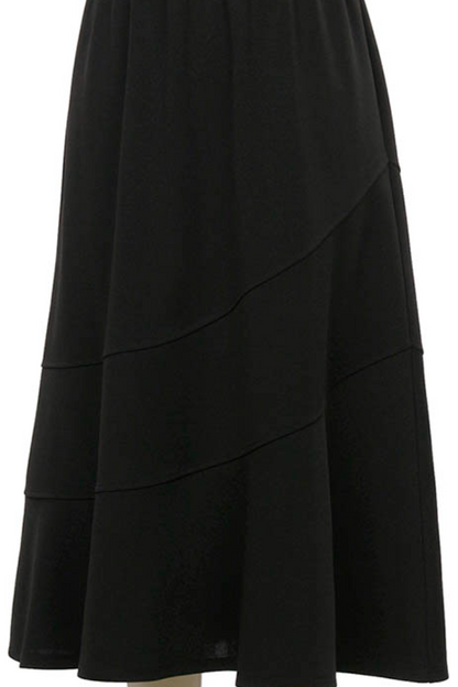 Elastic waist skirt