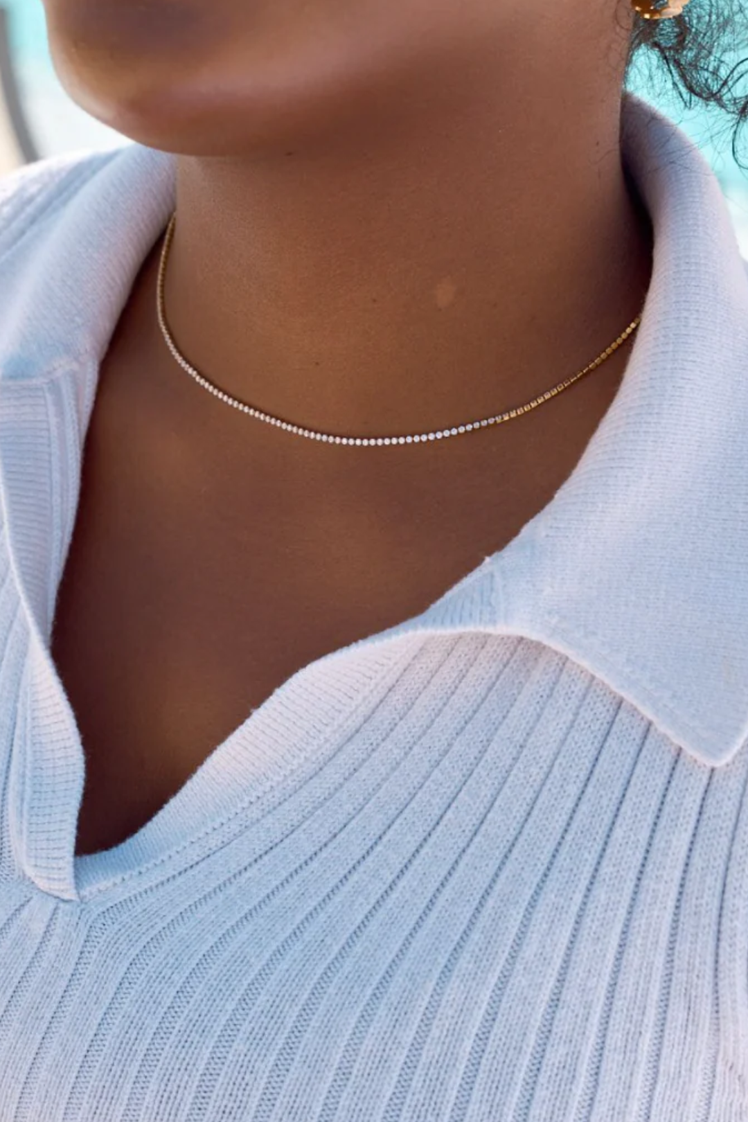 Micro Tennis Necklace