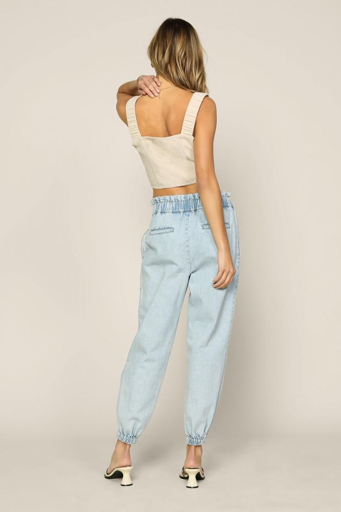 Smocked Crop Top