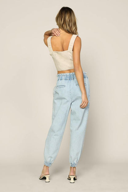 Smocked Crop Top