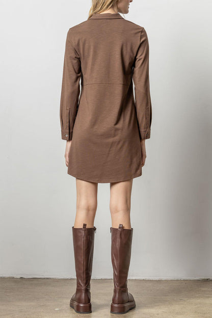 Long Sleeve Shirt Dress