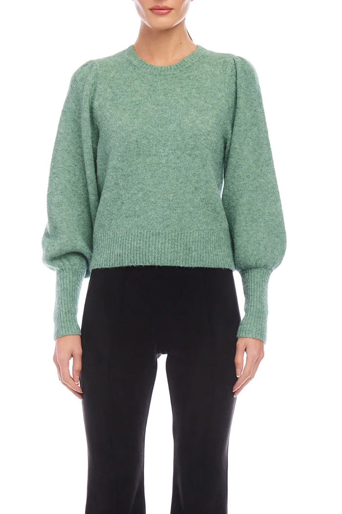 Shirred Sleeve Sweater