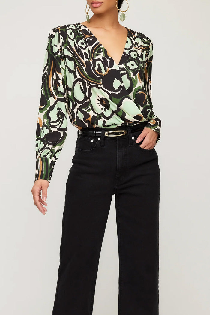 Ines Drape Front Top
