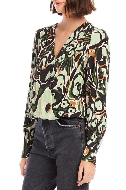 Ines Drape Front Top