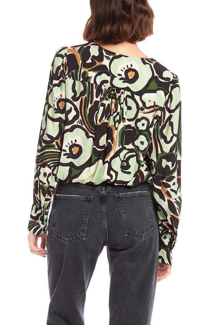 Ines Drape Front Top