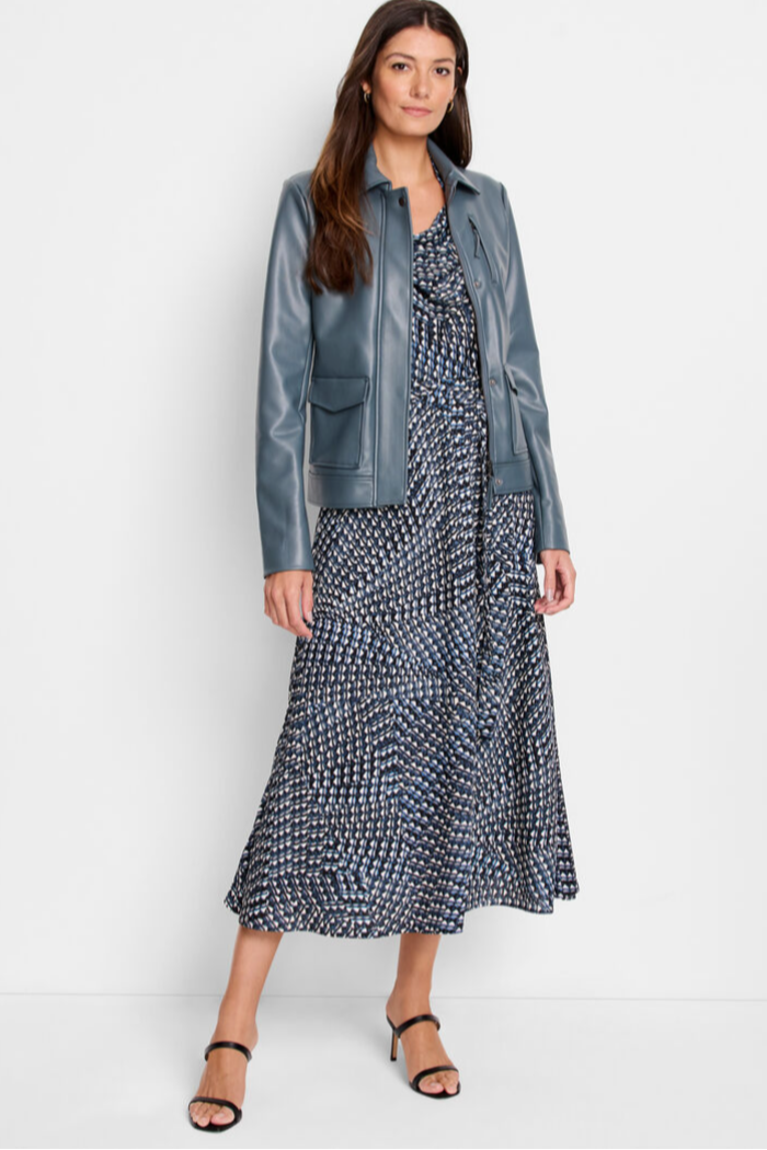 Faux Leather Downtown Jacket